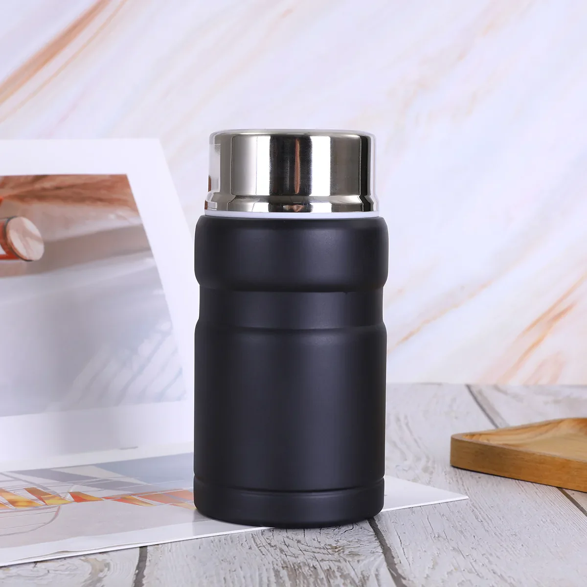 304 Stainless Steel Stew Beaker, Large Capacity Insulated Cup, Portable Student Office Worker Insulated Lunch Box. - Image 7