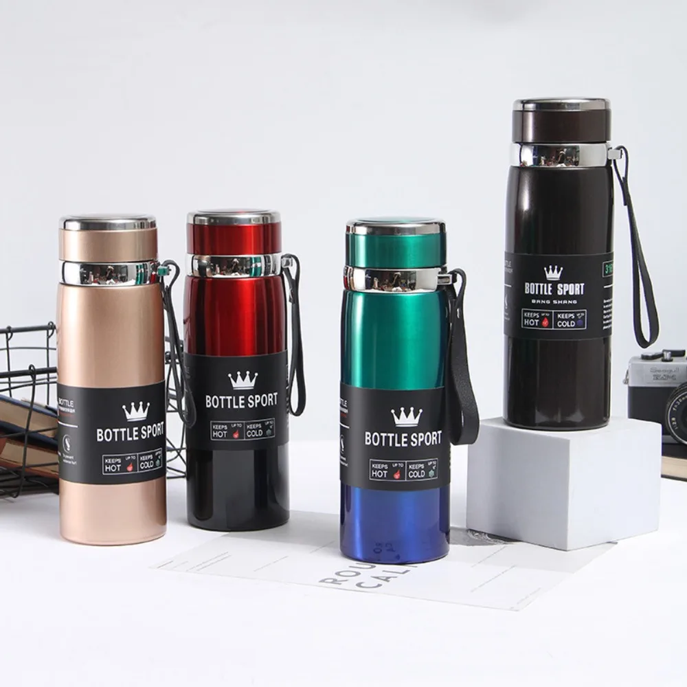 316 Stainless Steel Insulated Cup with Straps, Popular Outdoor Sports and Home Gift Customized Insulated Water Bottle - Image 2