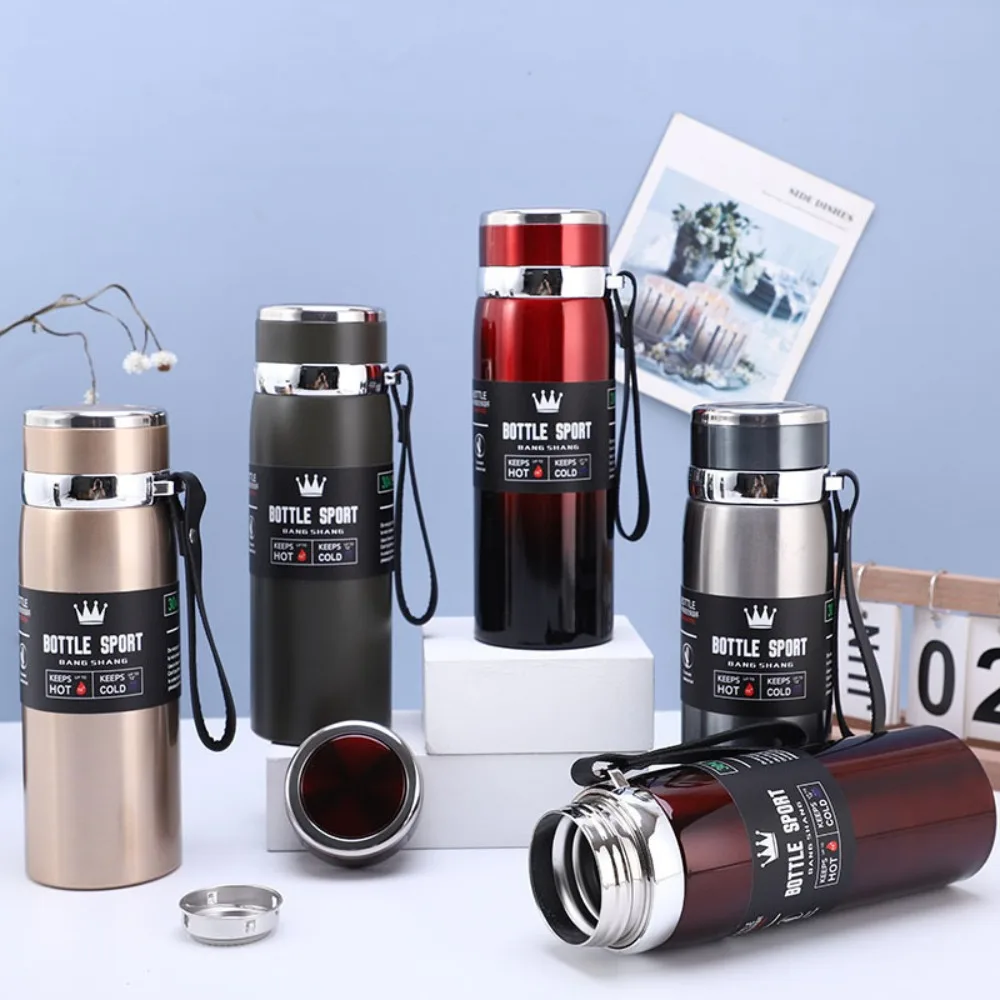 316 Stainless Steel Insulated Cup with Straps, Popular Outdoor Sports and Home Gift Customized Insulated Water Bottle - Image 3