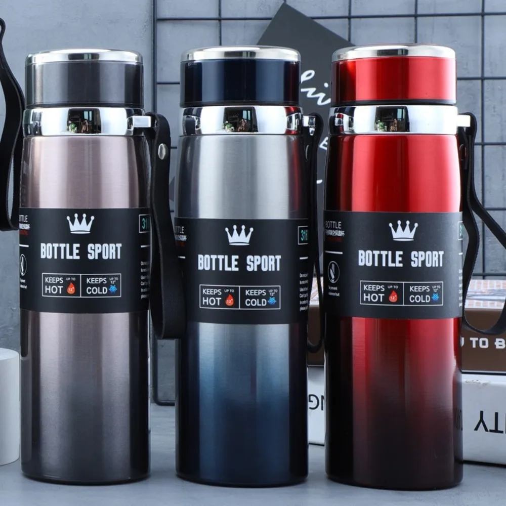 316 Stainless Steel Insulated Cup with Straps, Popular Outdoor Sports and Home Gift Customized Insulated Water Bottle - Image 4