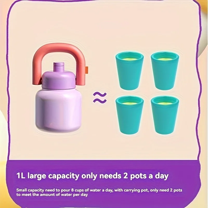316 Stainless Steel Insulation Large Capacity Outdoor Insulation Water Cup Water Bottle Kettle Summer Cold Cup Ice Cup - Image 2