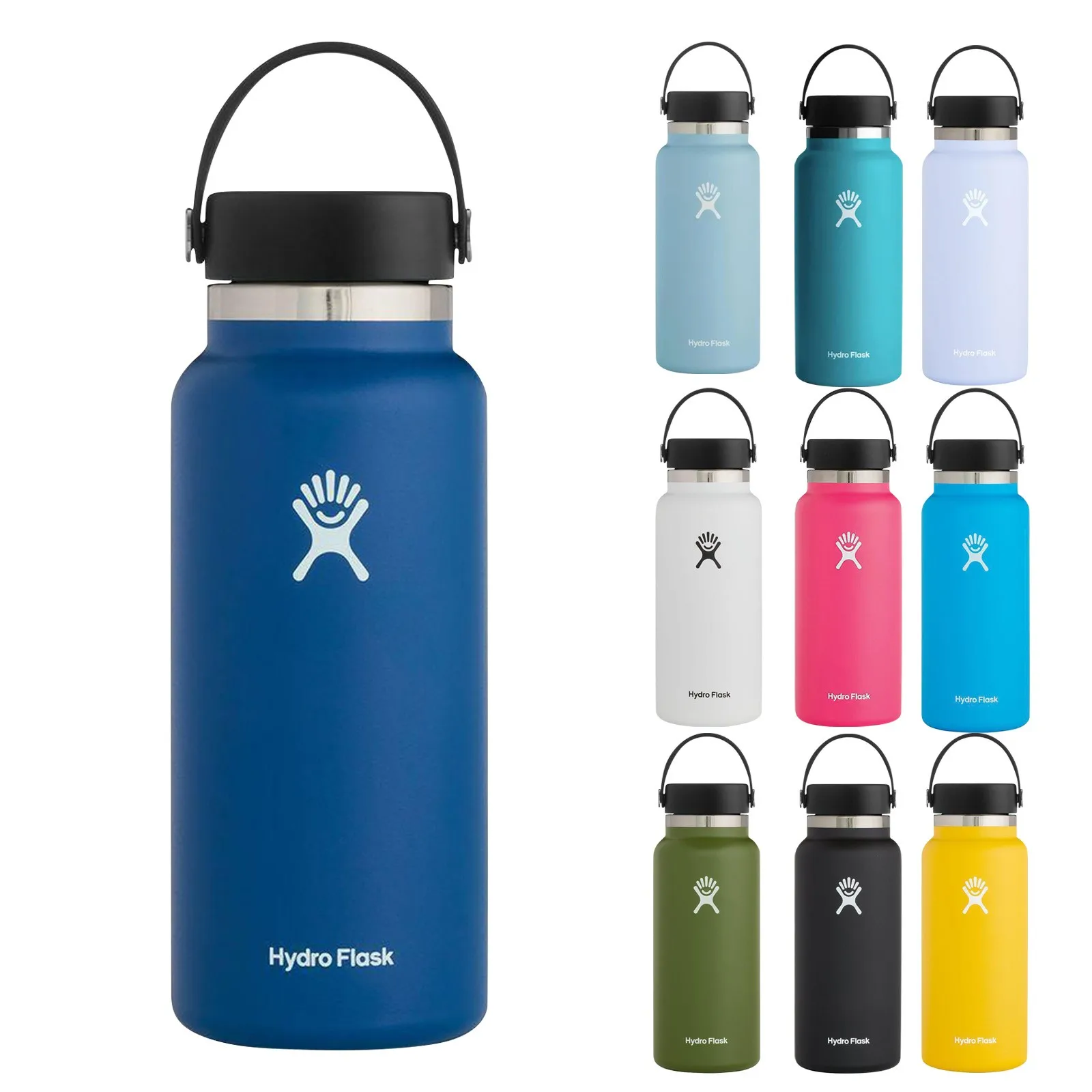 32oz Stainless Steel Insulated Office Cup Water Cup Handle Cover Stainless Steel And Vacuum Insulated Leak Proof Soft Cover - Image 2