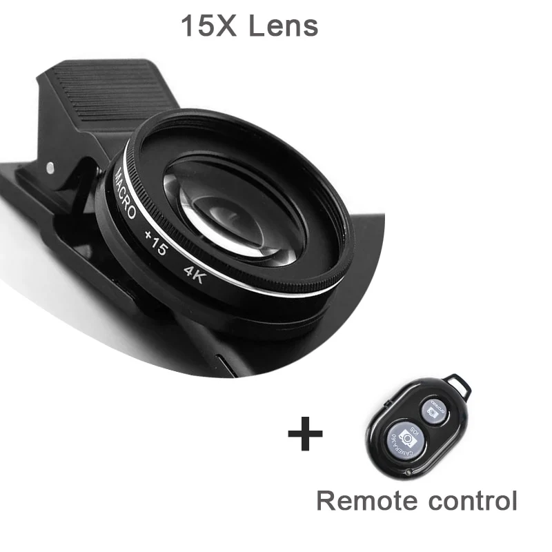 37MM 15X Macro Lens 4K HD Professional Photography Phone Camera Lens for Eyelashes Diamond Jewelry 30X Macro Lens for Smartphone - Image 4