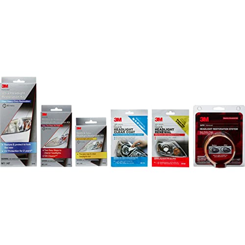 3M Ultra Headlight Restoration Kit, Easy Heavy-Duty Restoration, 39195, 1 Kit, Drill Required, Gray - Image 6