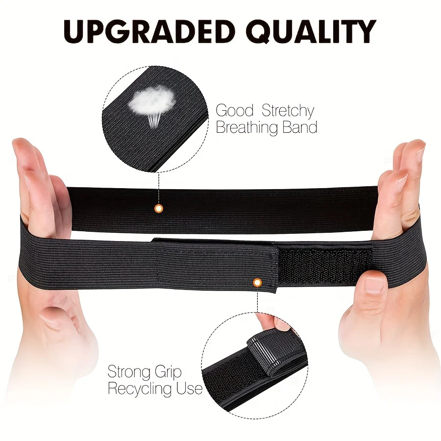 3pcs Lace Wig Edge Bands with Ear Protectors - Elastic, Logo Design for Secure Laying - Image 5