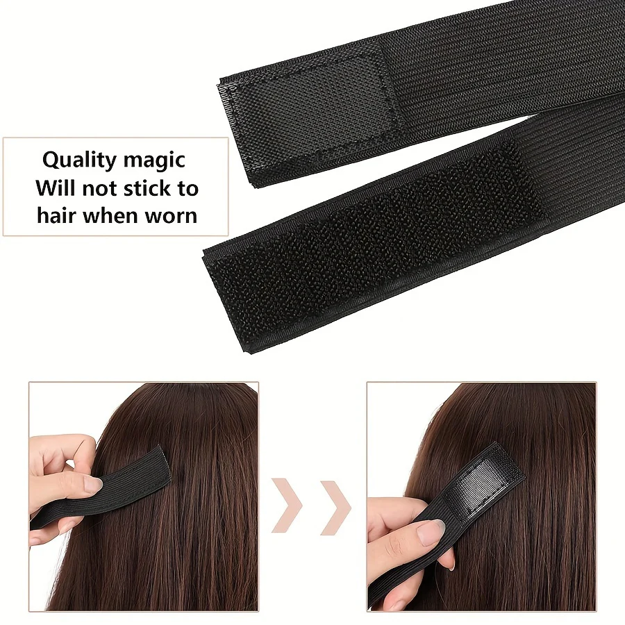 3pcs Lace Wig Edge Bands with Ear Protectors - Elastic, Logo Design for Secure Laying - Image 6