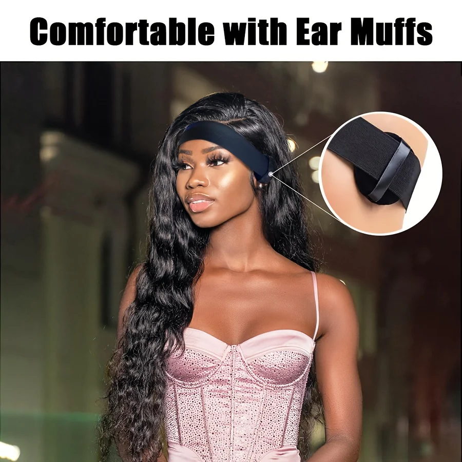 3pcs Lace Wig Edge Bands with Ear Protectors - Elastic, Logo Design for Secure Laying - Image 9