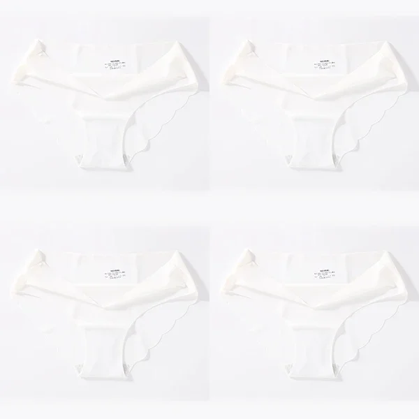 4 PCS/Lot Seamless Panties for Women Plain Panties Slip Silk Female Underwear Soft Thin Light Panti Culotte Femme Underpants - Image 12