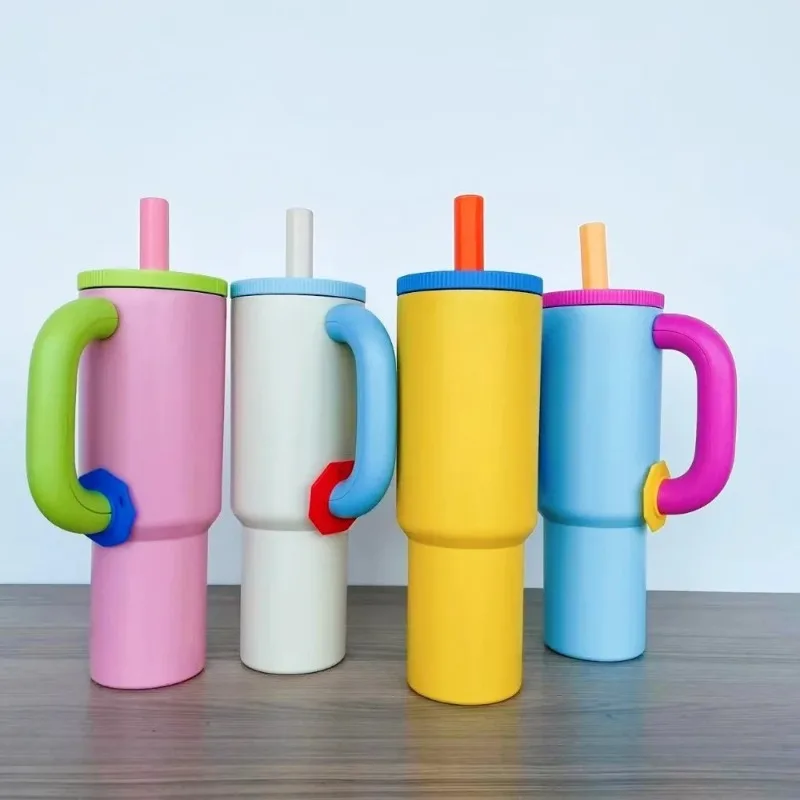 40OZ stainless steel insulated cup, stainless steel insulated vacuum insulated car cup sports outdoor travel 304 - Image 2