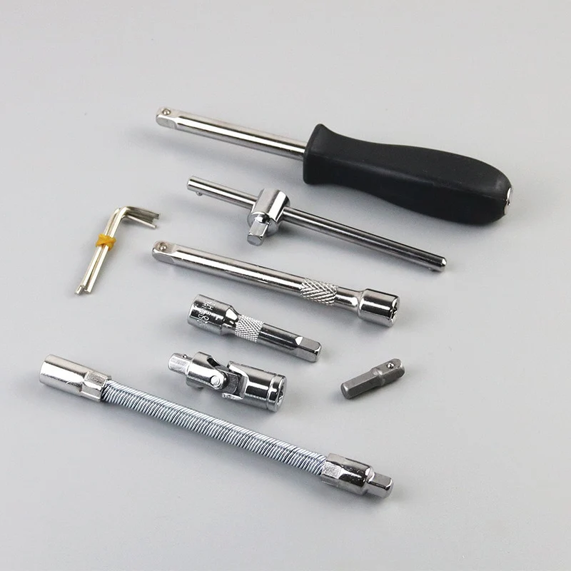 46pcs Car Repair Tool Kit Socket Set Car Repair Tool Ratchet Torque Wrench Combo Auto Repairing Tool Set - Image 8