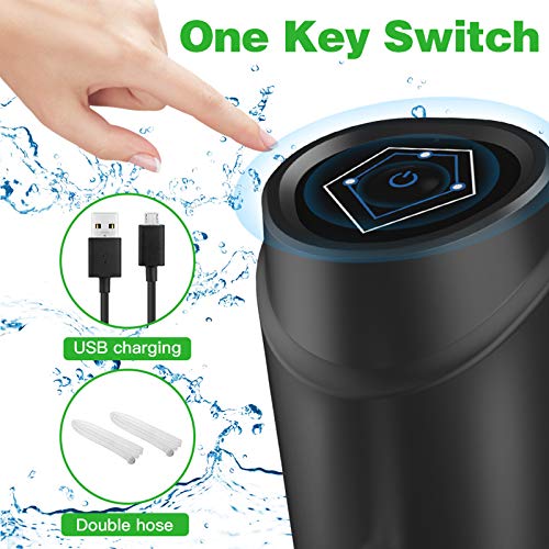 5 Gallon Electric Drinking Portable Water Dispenser, Universal USB Charging Water Bottle Pump For 2-5 Gallon With 2 Silicone - Image 4