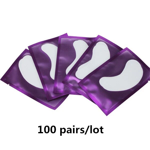 50/100 Pairs Eyepatch for Eyelash Extension Individual Pads Silk Eye Patches Under Eye Pads Lash Eyelash Extension Patches - Image 13