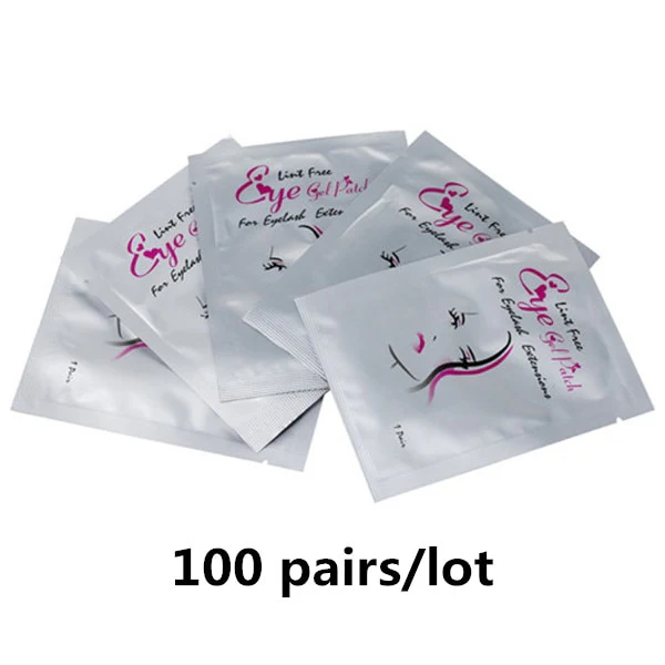 50/100 Pairs Eyepatch for Eyelash Extension Individual Pads Silk Eye Patches Under Eye Pads Lash Eyelash Extension Patches - Image 15