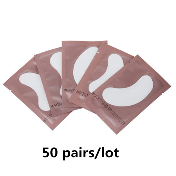50/100 Pairs Eyepatch for Eyelash Extension Individual Pads Silk Eye Patches Under Eye Pads Lash Eyelash Extension Patches - Image 17