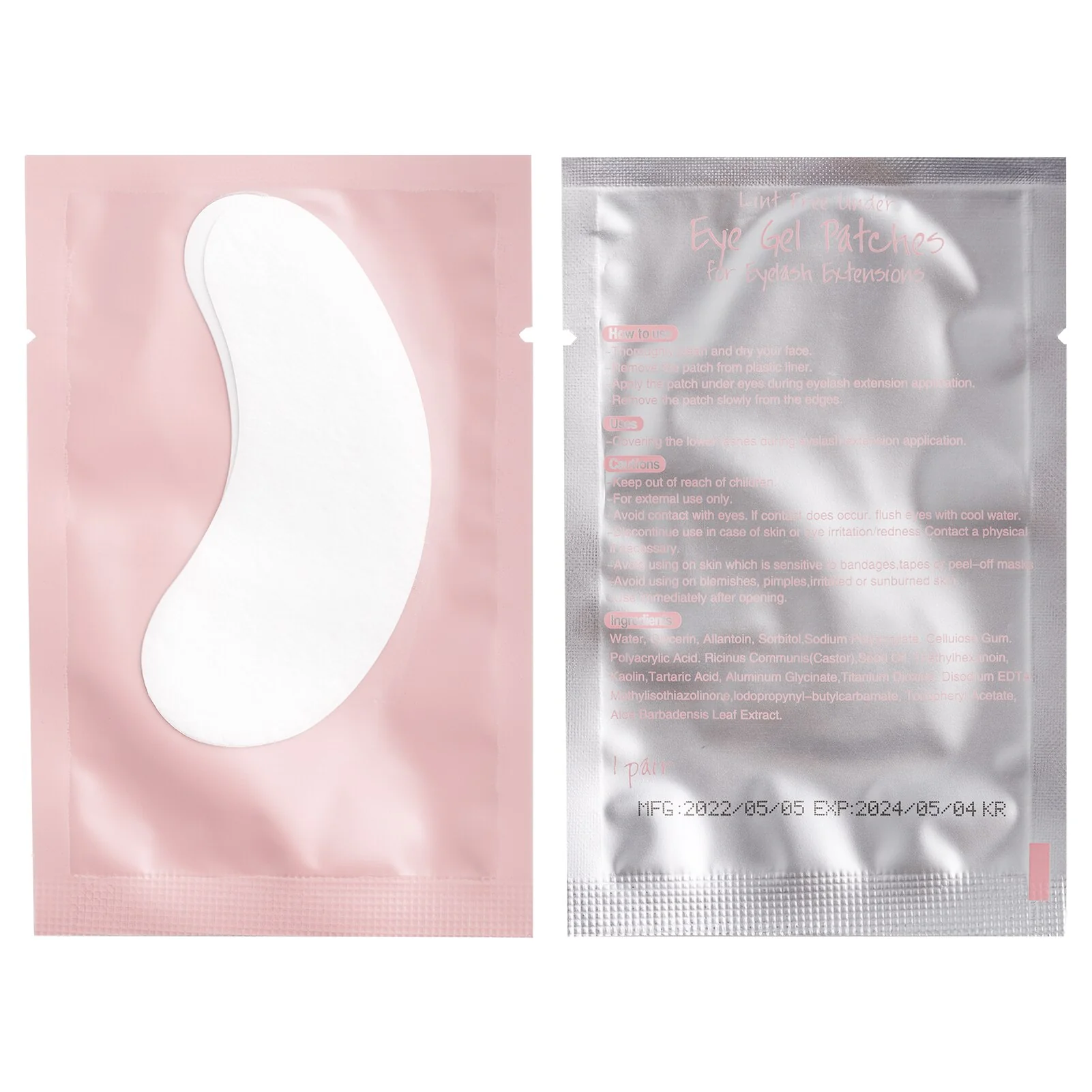 50/100 Pairs Eyepatch for Eyelash Extension Individual Pads Silk Eye Patches Under Eye Pads Lash Eyelash Extension Patches - Image 19