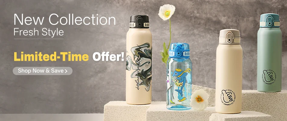 500/1000ml Sports Water Bottles BPA Free Portable Leakproof Shaker Outdoor Tour Gym Drink Bottle Eco-friendly Plastic Coffee Cup - Image 7