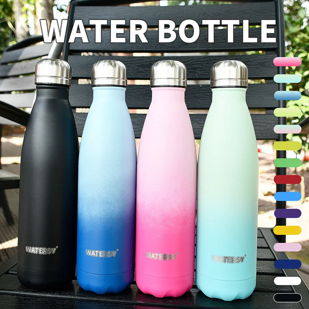 500ML Stainless Steel Thermal Bottle Double Vacuum Flasks Insulated Cup for Hot and Cold Sports Water Bottle Car Travel Mug - Image 3