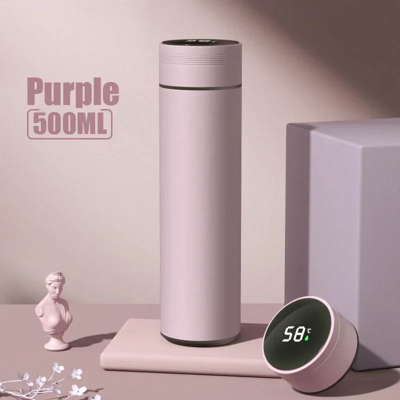 500ML Temperature Display Thermos Cup Stainless Steel Divided Thermos Bottle Outdoor Vacuum Insulated Cup Father's Day Gift - Image 6