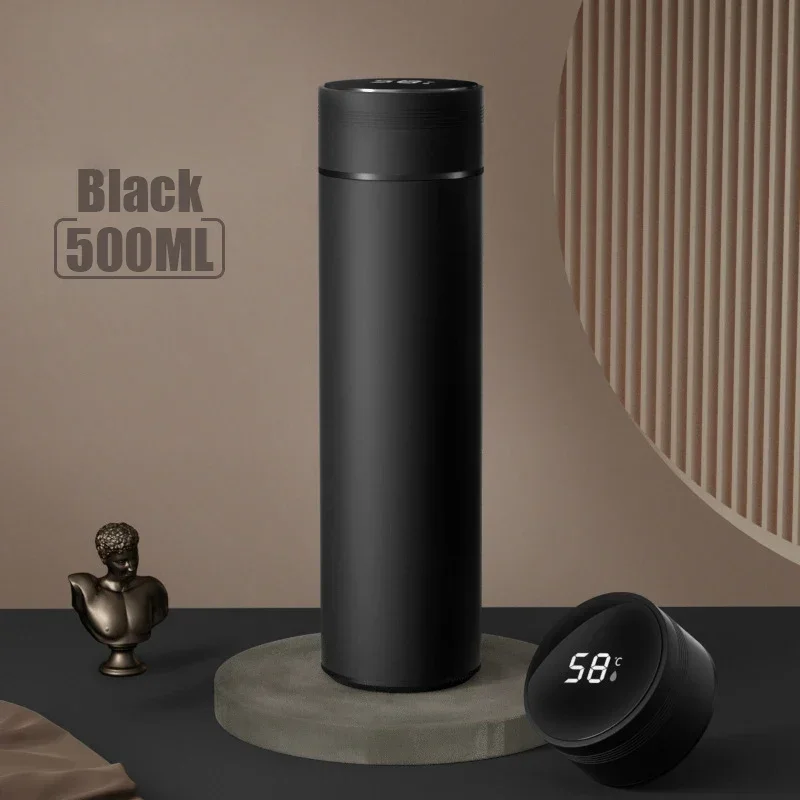 500ML Temperature Display Thermos Cup Stainless Steel Divided Thermos Bottle Outdoor Vacuum Insulated Cup Father's Day Gift - Image 8