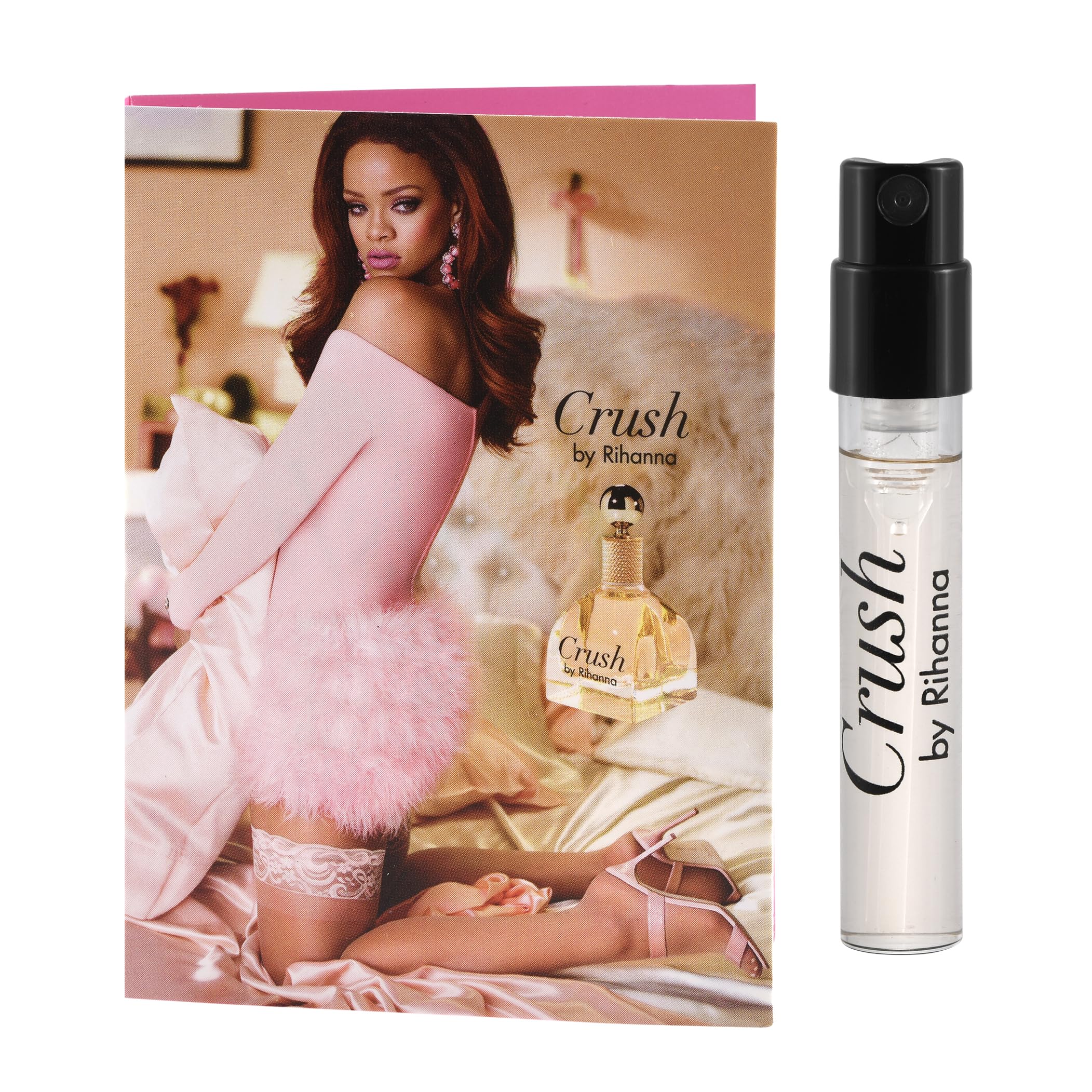 6 Rihana perfume samples for women: Crush, Reb'l Fleur, Kiss, Rogue, Rebelle, and Nude. Fragrance sample vial bottles perfume Set. Great for small gift or to try before purchasing bigger bottles. - Image 5