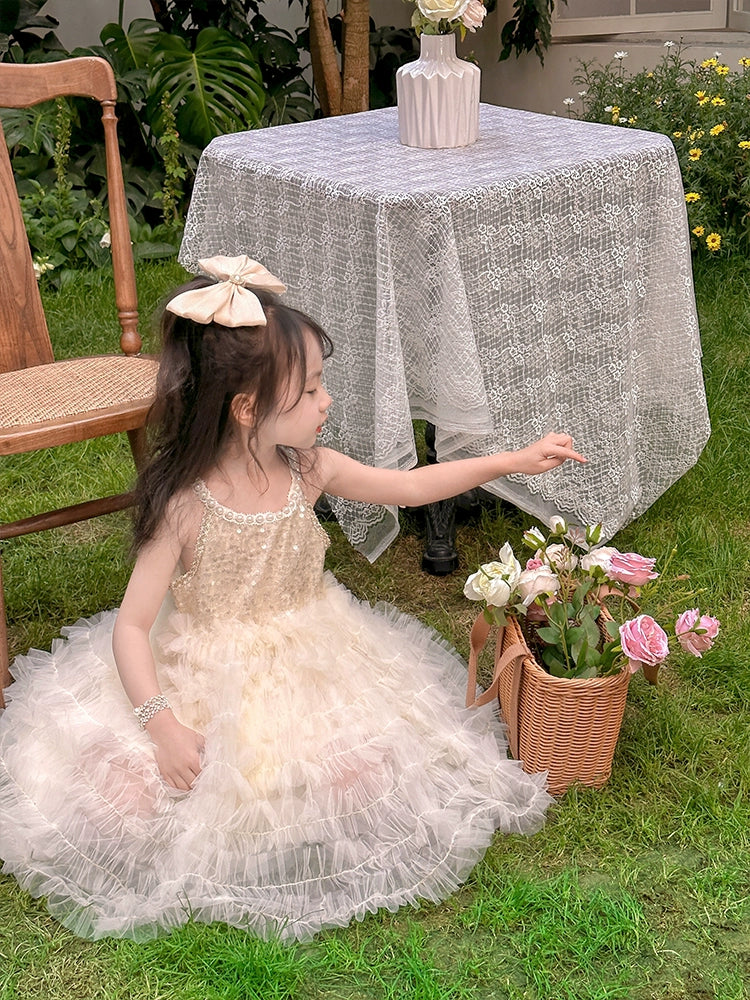 66 Princess Dress Girls' Dress Summer Dress Kids' Skirt 2023 New Western Style Little Girl Dress Gauze Dress Fashionable - Image 2