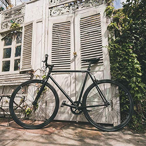6KU Fixed Gear Single Speed Urban Fixie Road Bike, Slate L/55cm - Image 4