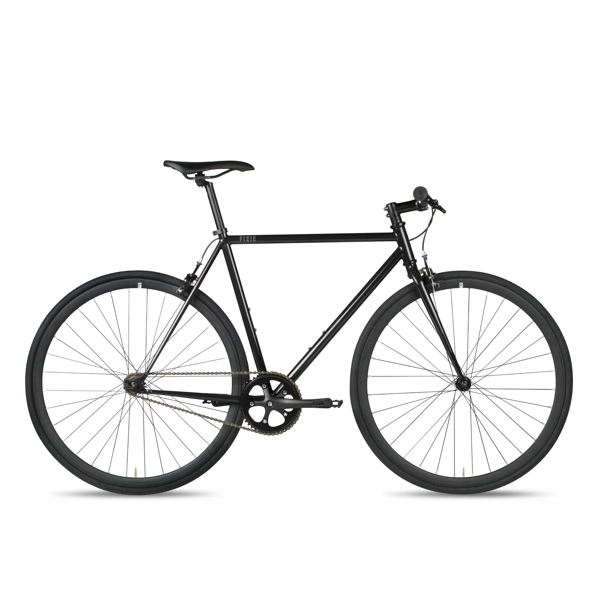6KU Fixed Gear Single Speed Urban Fixie Road Bike, Slate L/55cm - Image 9