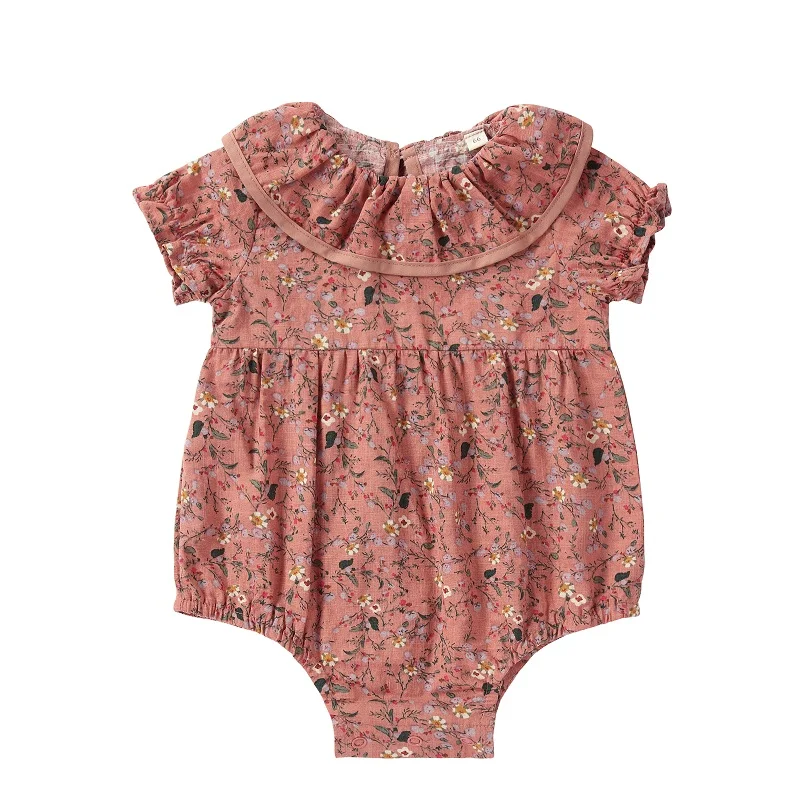 6M To 18Y Kids Baby Girls Teen Summer Dress Women Midi Dress Children Clothing Fashion Sisters Floral Baby Romper, #7001 - Image 10