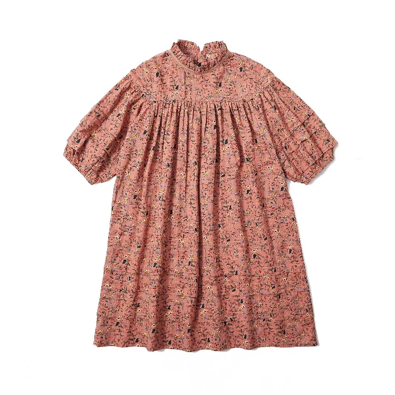6M To 18Y Kids Baby Girls Teen Summer Dress Women Midi Dress Children Clothing Fashion Sisters Floral Baby Romper, #7001 - Image 9
