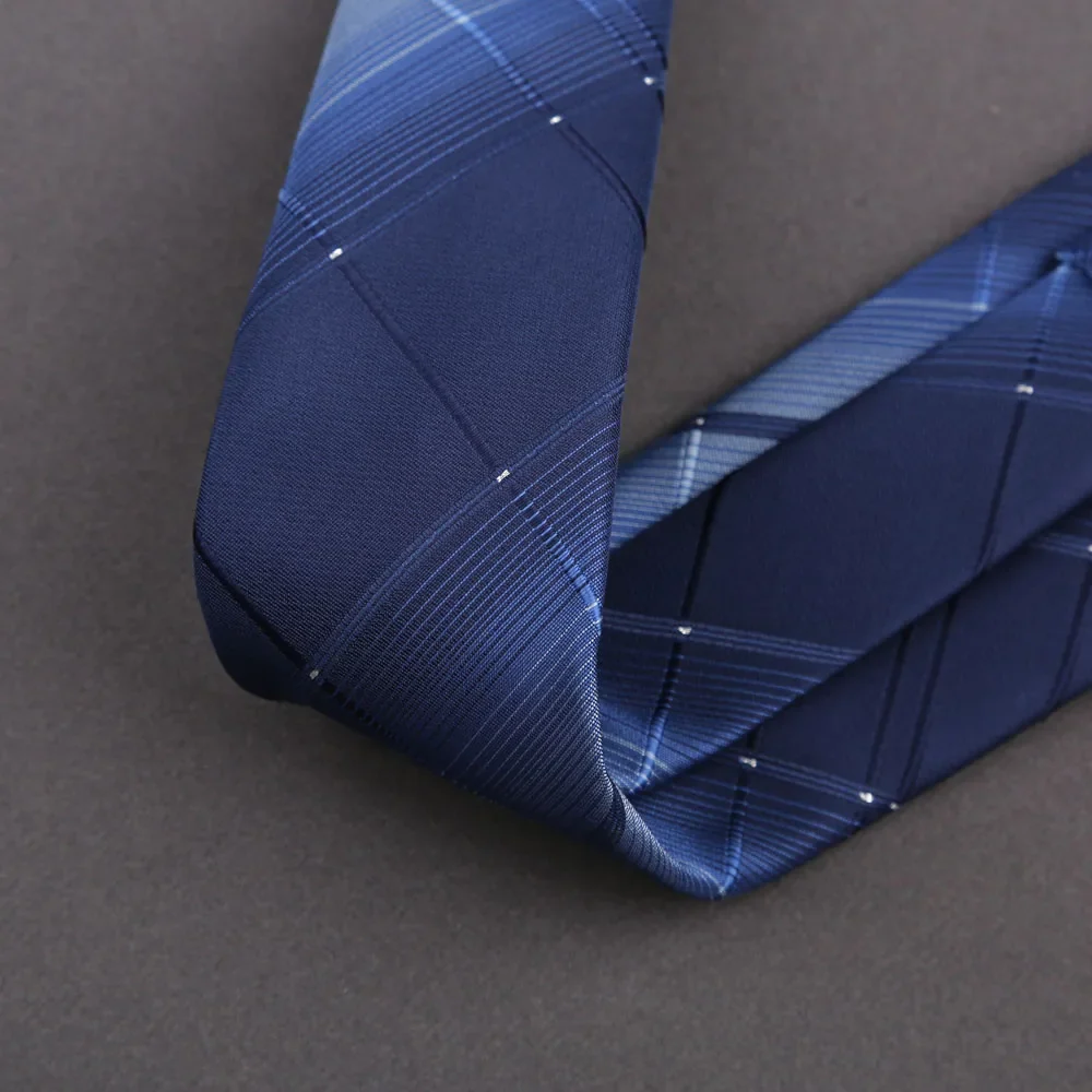 7.5/8CM Man Thin Tie Striped Necktie Men Business Formal Wedding Tie Navy Blue Black Neck Ties Fashion Shirt Necktie Accessories - Image 3