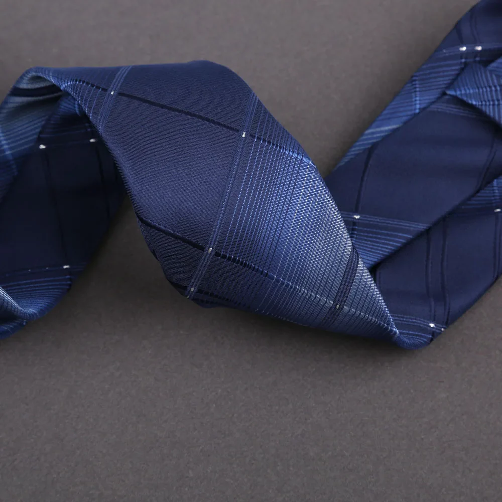 7.5/8CM Man Thin Tie Striped Necktie Men Business Formal Wedding Tie Navy Blue Black Neck Ties Fashion Shirt Necktie Accessories - Image 4