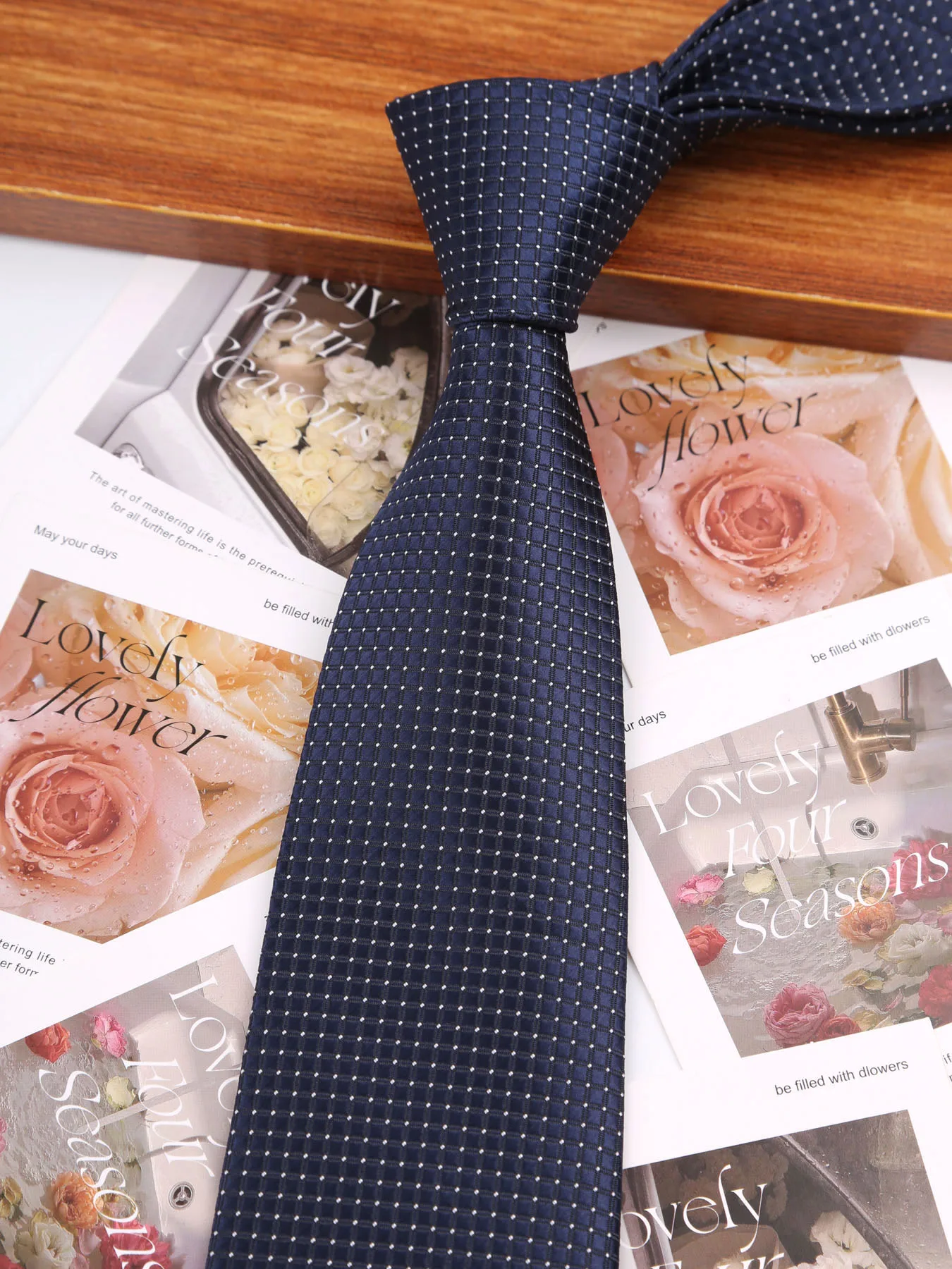 7.5/8CM Man Thin Tie Striped Necktie Men Business Formal Wedding Tie Navy Blue Black Neck Ties Fashion Shirt Necktie Accessories - Image 7