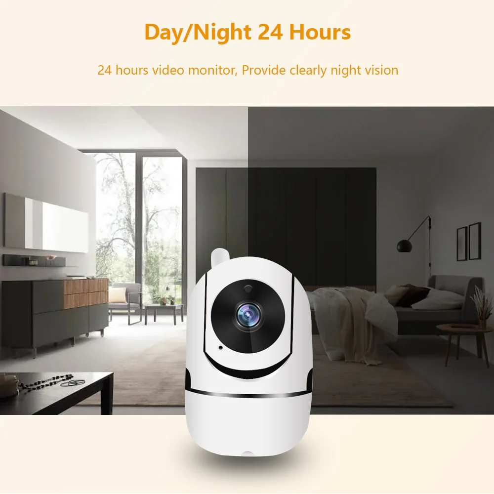 720P Baby Monitor Smart Home Cry Alarm Mini Surveillance Camera with Wifi Security Video Surveillance IP Camera ptz ycc365 tv - Image 9