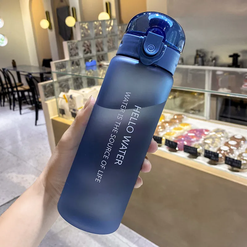 780ml Plastic Water Bottle for Drinking Portable Sport Tea Coffee Cup Kitchen Tools Kids Water Bottle for School Transparent - Image 15