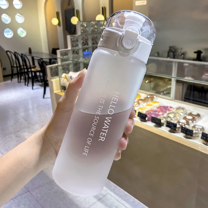 780ml Plastic Water Bottle for Drinking Portable Sport Tea Coffee Cup Kitchen Tools Kids Water Bottle for School Transparent - Image 8