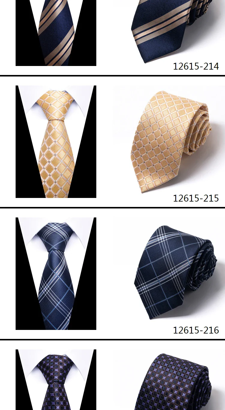 8 cm Tie Men Gravatas Classic Many Color Newest design Silk Necktie Shirt Accessories Striped Sky Blue Man's Office - Image 18