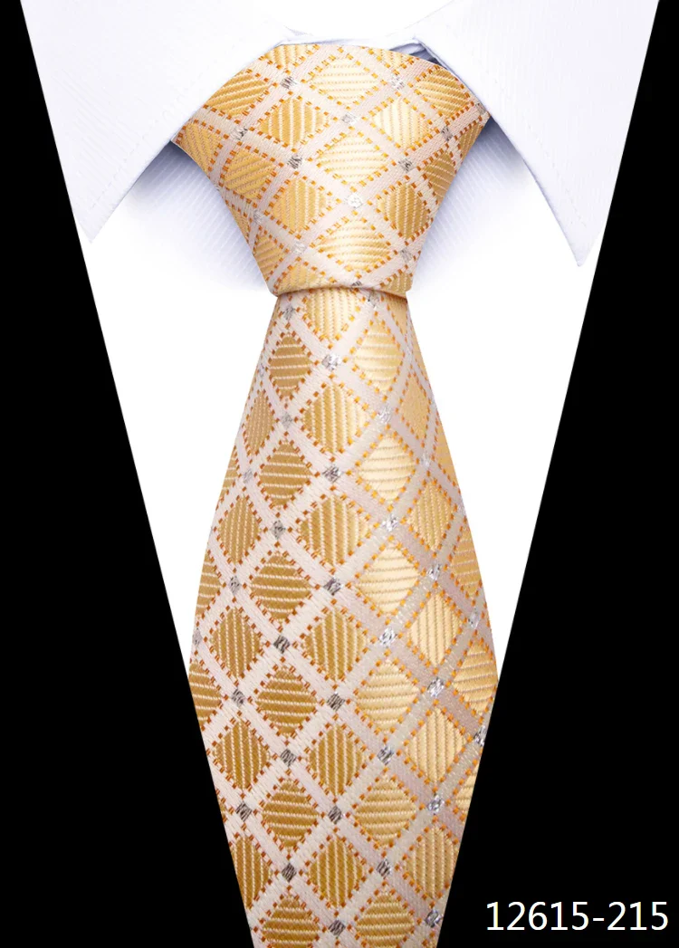 8 cm Tie Men Gravatas Classic Many Color Newest design Silk Necktie Shirt Accessories Striped Sky Blue Man's Office - Image 38