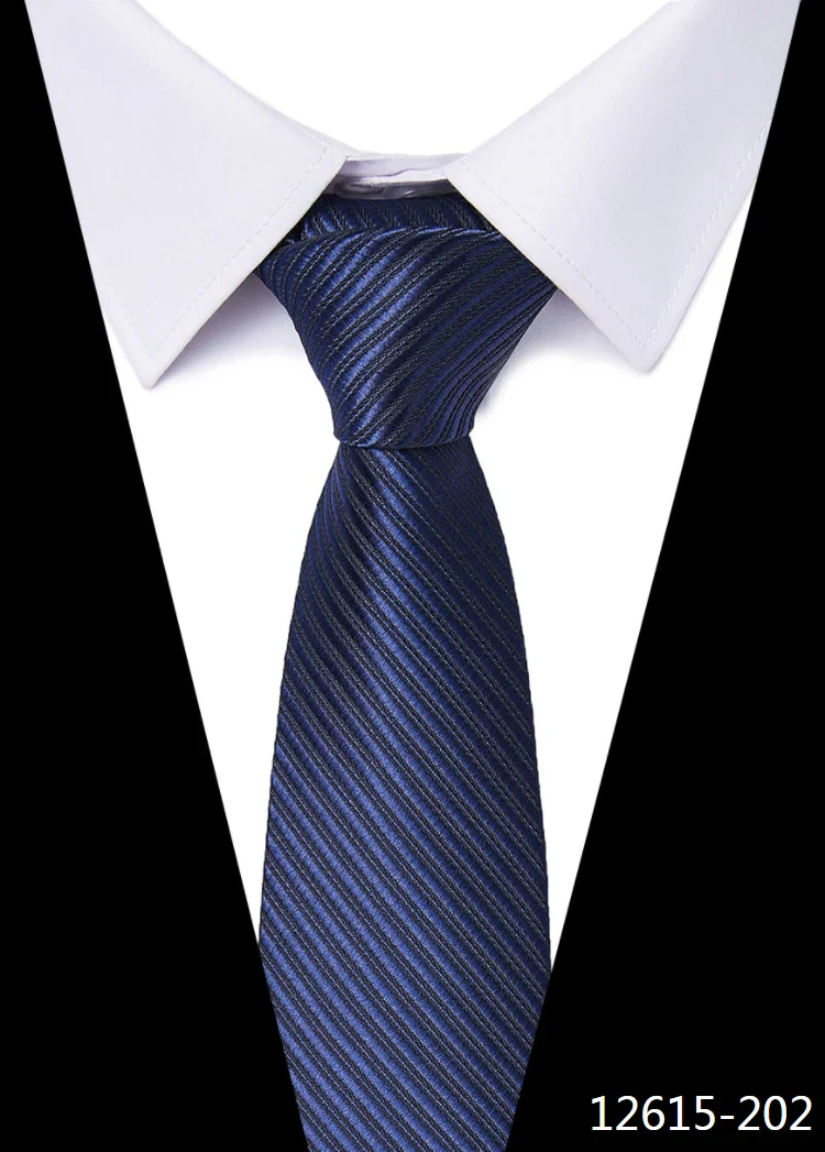 8 cm Tie Men Gravatas Classic Many Color Newest design Silk Necktie Shirt Accessories Striped Sky Blue Man's Office - Image 49
