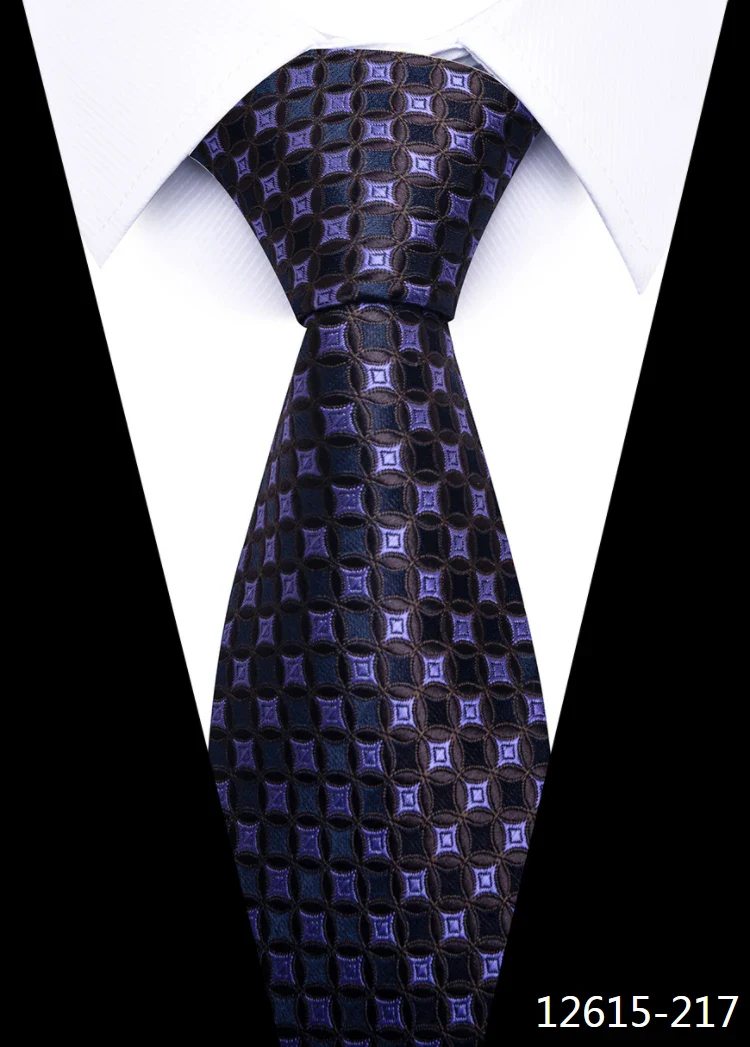 8 cm Tie Men Gravatas Classic Many Color Newest design Silk Necktie Shirt Accessories Striped Sky Blue Man's Office - Image 86
