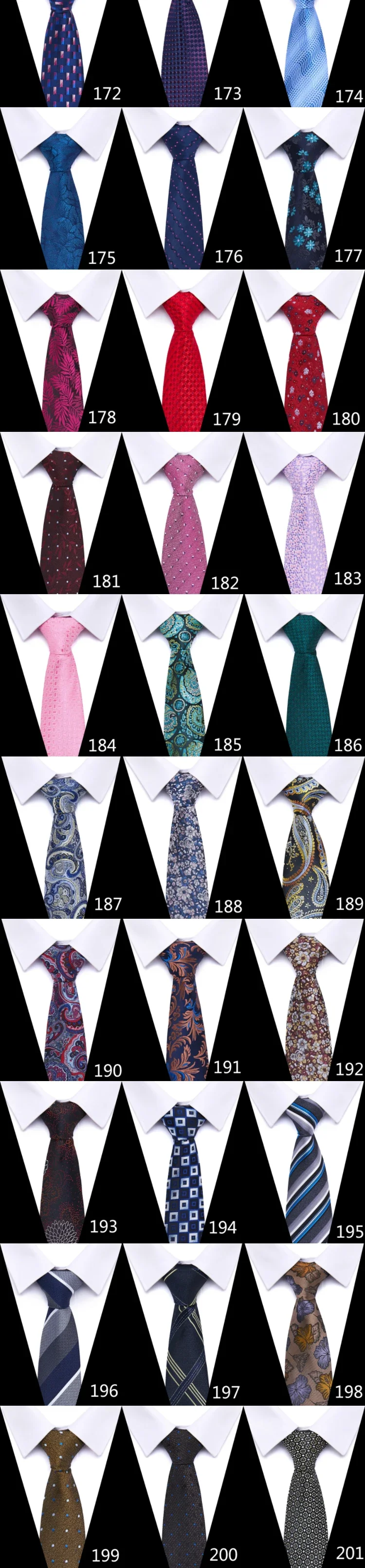 8 cm Tie Men Gravatas Classic Many Color Newest design Silk Necktie Shirt Accessories Striped Sky Blue Man's Office - Image 13