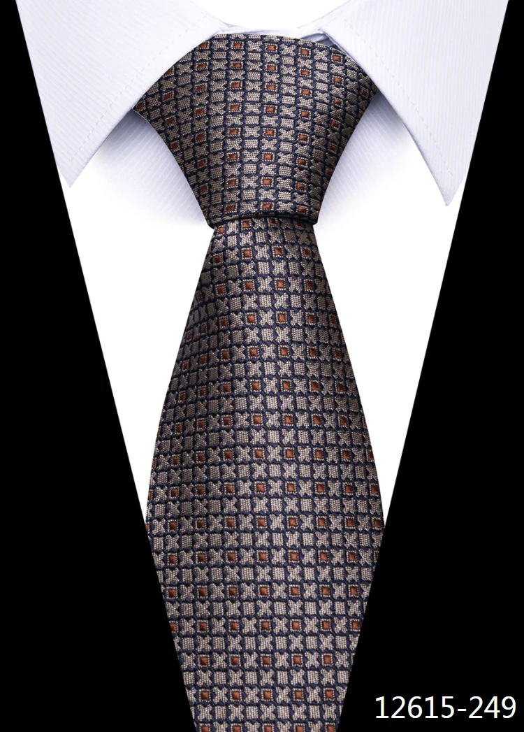 8 cm Tie Men Gravatas Classic Many Color Newest design Silk Necktie Shirt Accessories Striped Sky Blue Man's Office - Image 58
