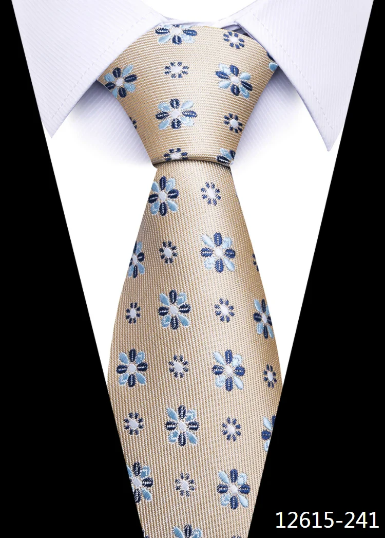 8 cm Tie Men Gravatas Classic Many Color Newest design Silk Necktie Shirt Accessories Striped Sky Blue Man's Office - Image 81