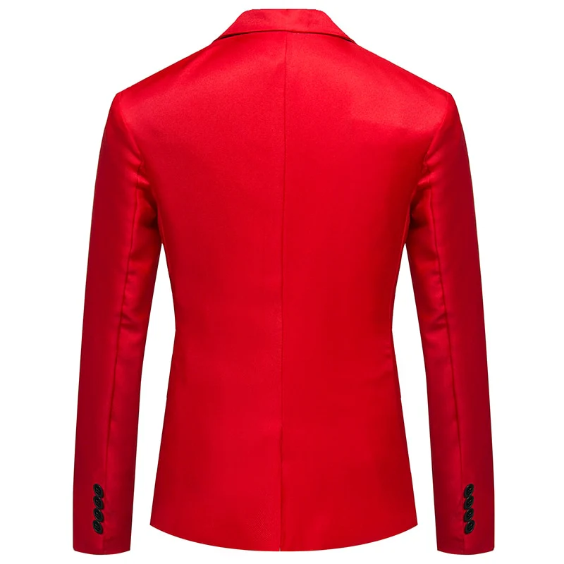 8 Colors ! Men's Suit Business Casual No Iron Single Row Single Button Blazer - Image 13