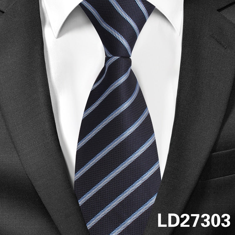 8cm Width Pre-tied Neck Tie Mens Classic Zipper Ties For Men Jacquard Bridegroom Party Necktie - Image 5