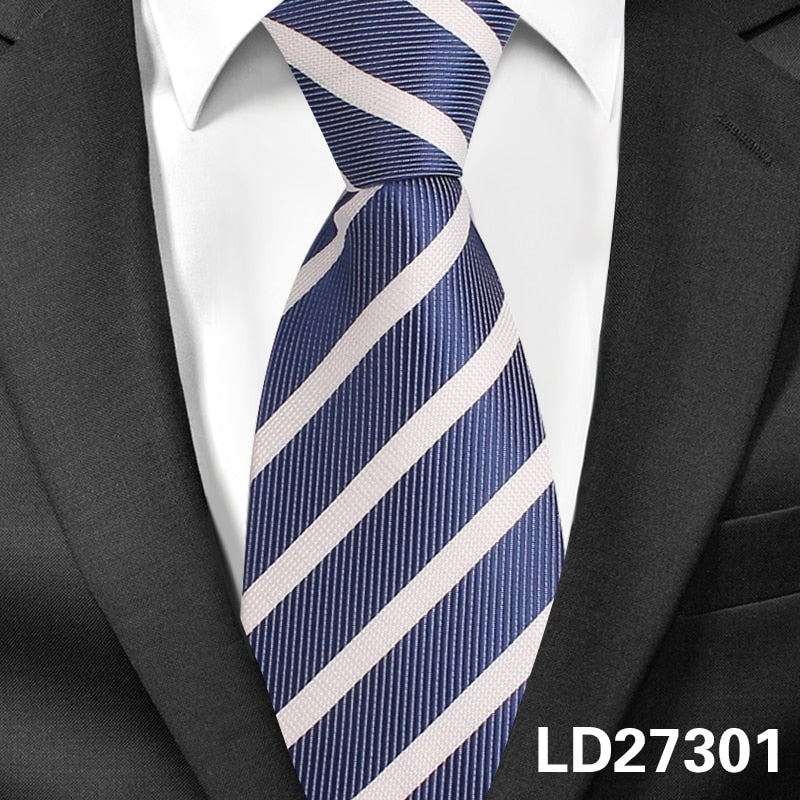 8cm Width Pre-tied Neck Tie Mens Classic Zipper Ties For Men Jacquard Bridegroom Party Necktie - Image 6
