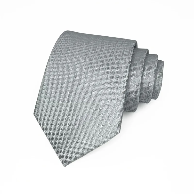 8cm Width Solid Color Striped Neck Ties For Men Trendy Gentlemen Black Wine Necktie Wedding Party - Image 7