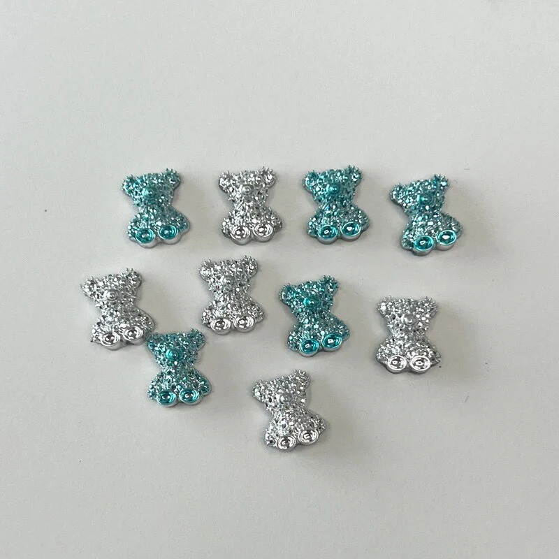 A Box Popular Mixed 3d Nails Art Butterflies Bear Cats Charms DIY Manicure Decorations Accessories Supplies - Image 6