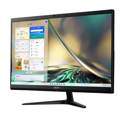 Acer Aspire C24-1700-UA91 AIO Desktop | 23.8" Full HD IPS Display | 12th Gen Intel Core i3-1215U | Intel UHD Graphics | 8GB DDR4 | 512GB NVMe M.2 SSD | Intel Wireless Wi-Fi 6 | Windows 11 Home,Black - Image 6