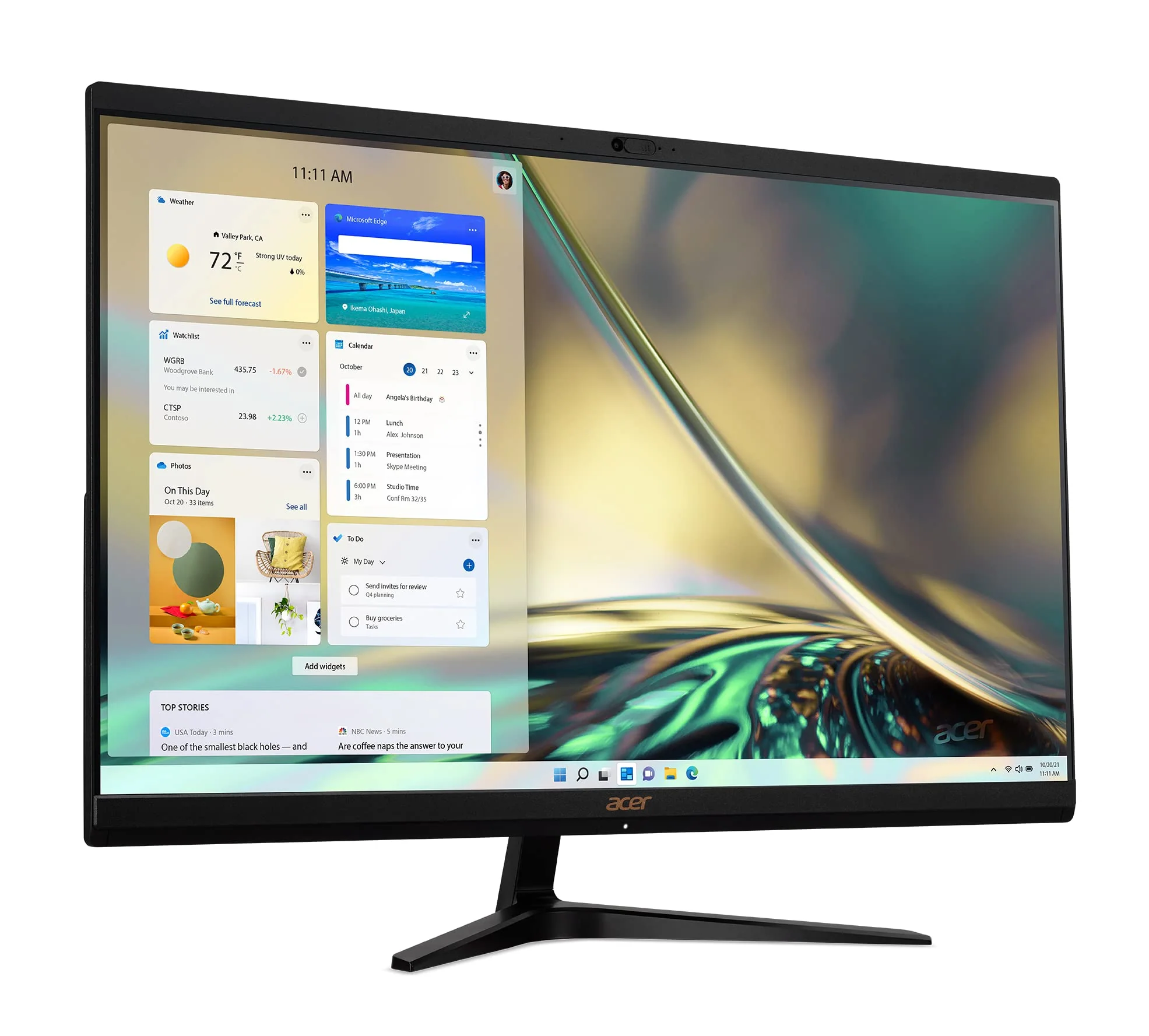 Acer Aspire C27-1700-UA91 AIO Desktop | 27" Full HD IPS Display | 12th Gen Intel Core i5-1235U | Intel Iris Xe Graphics | 16GB DDR4 | 512GB NVMe M.2 SSD | Intel Wireless Wi-Fi 6 | Windows 11 Home - Image 7