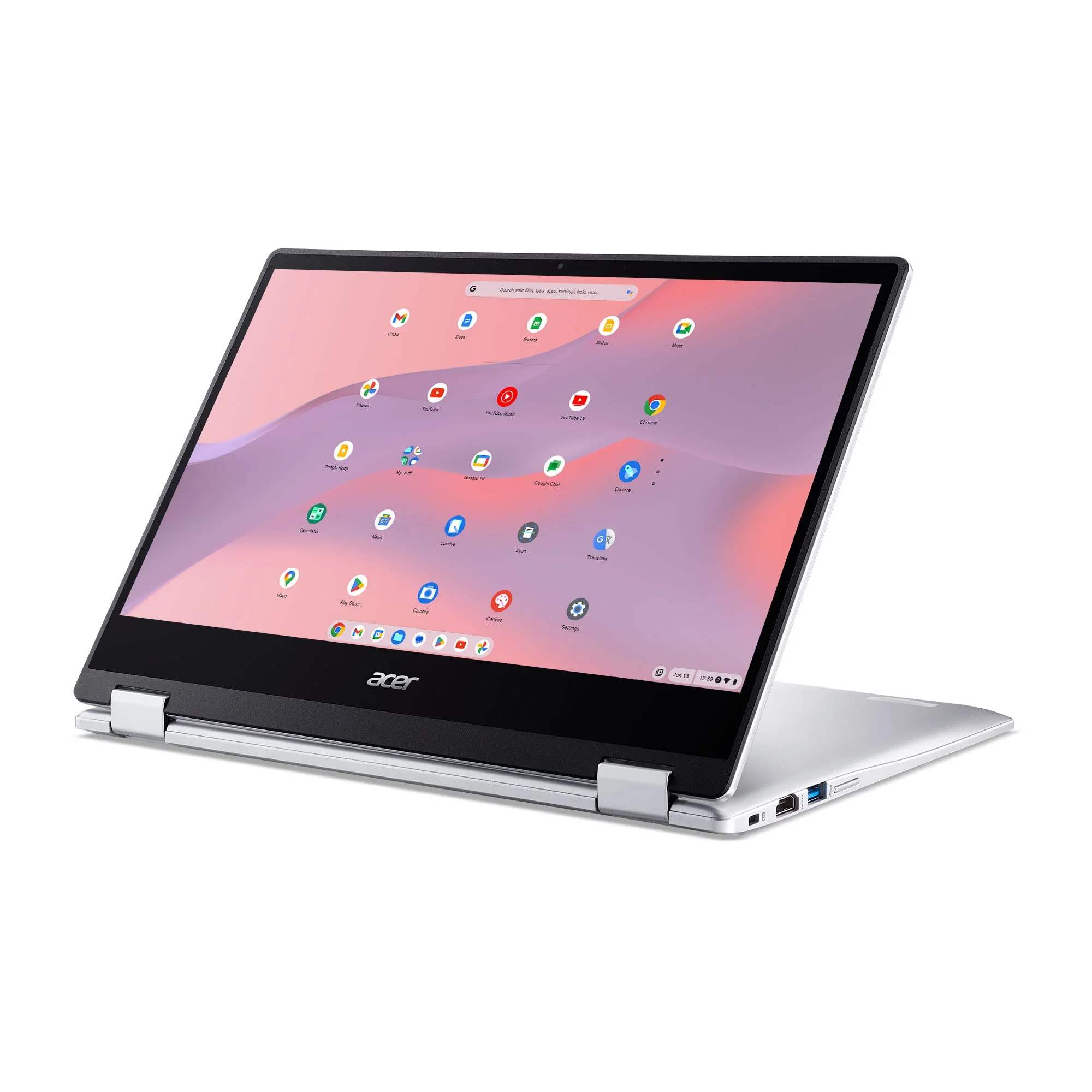 Acer Chromebook Spin 314 Convertible Laptop | Intel Pentium Silver N6000 | 14" HD Corning Gorilla Glass Touch Display | 4GB LPDDR4X | 128GB eMMC | Intel Wi-Fi 6 AX201 | Chrome OS | CP314-1H-P9G7 - Image 2